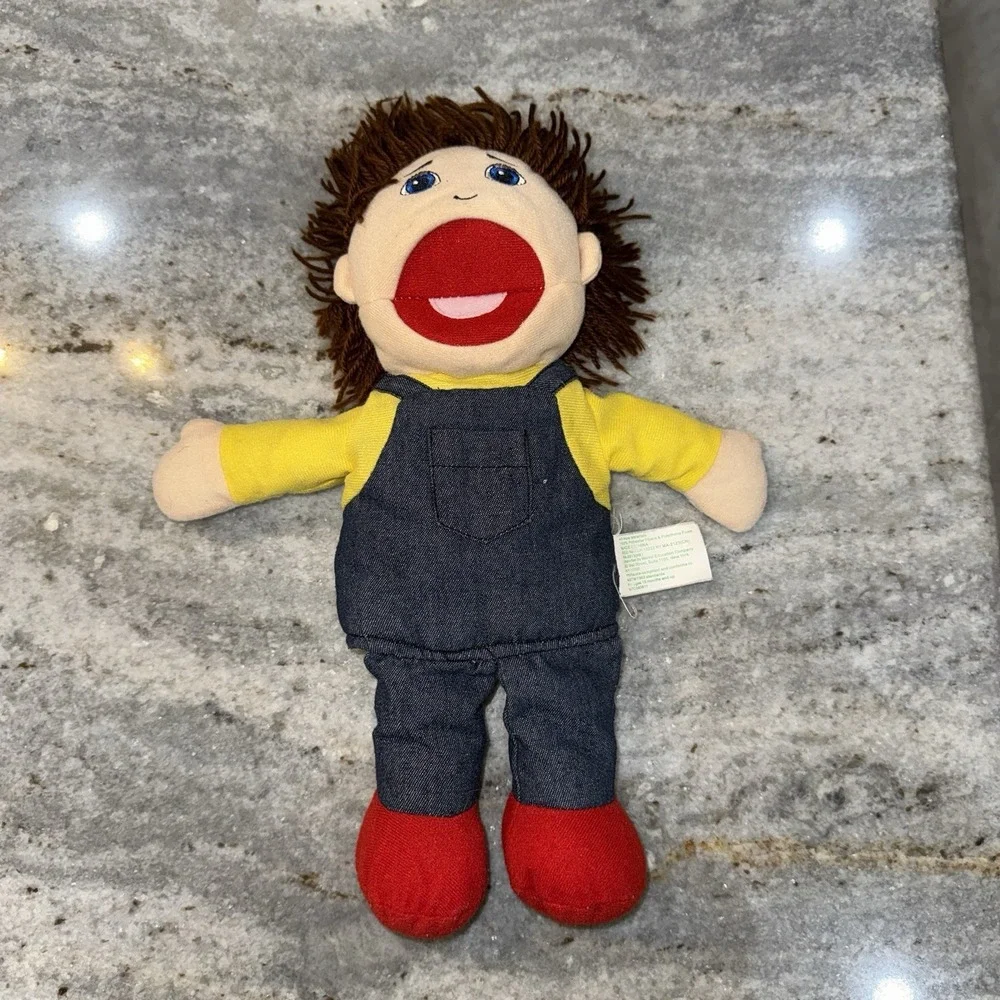 Vintage Lillian Vernon Hand‎ Puppet Rag Doll Soft Body Marvel Education Company